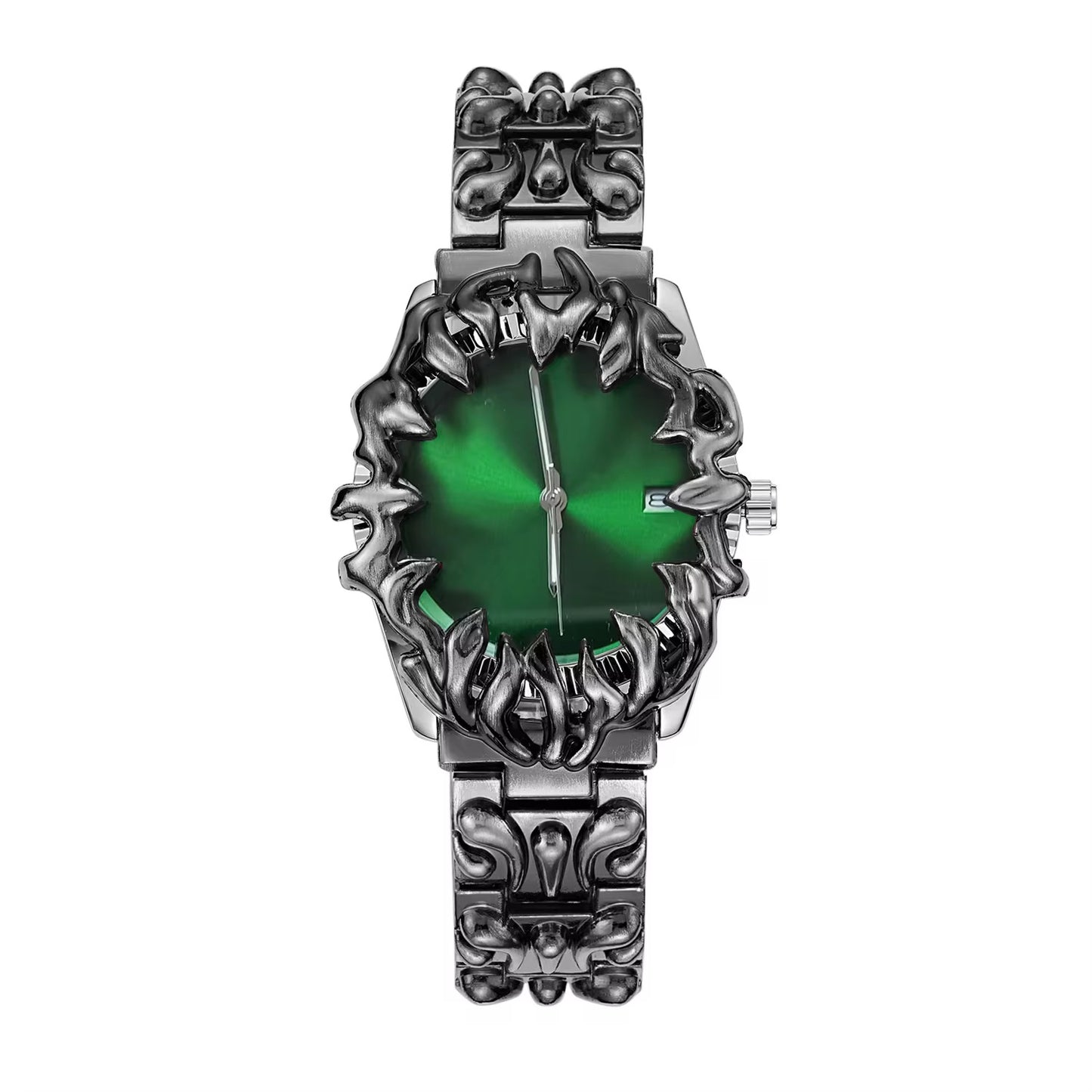 Spiked Stainless Steel Watch