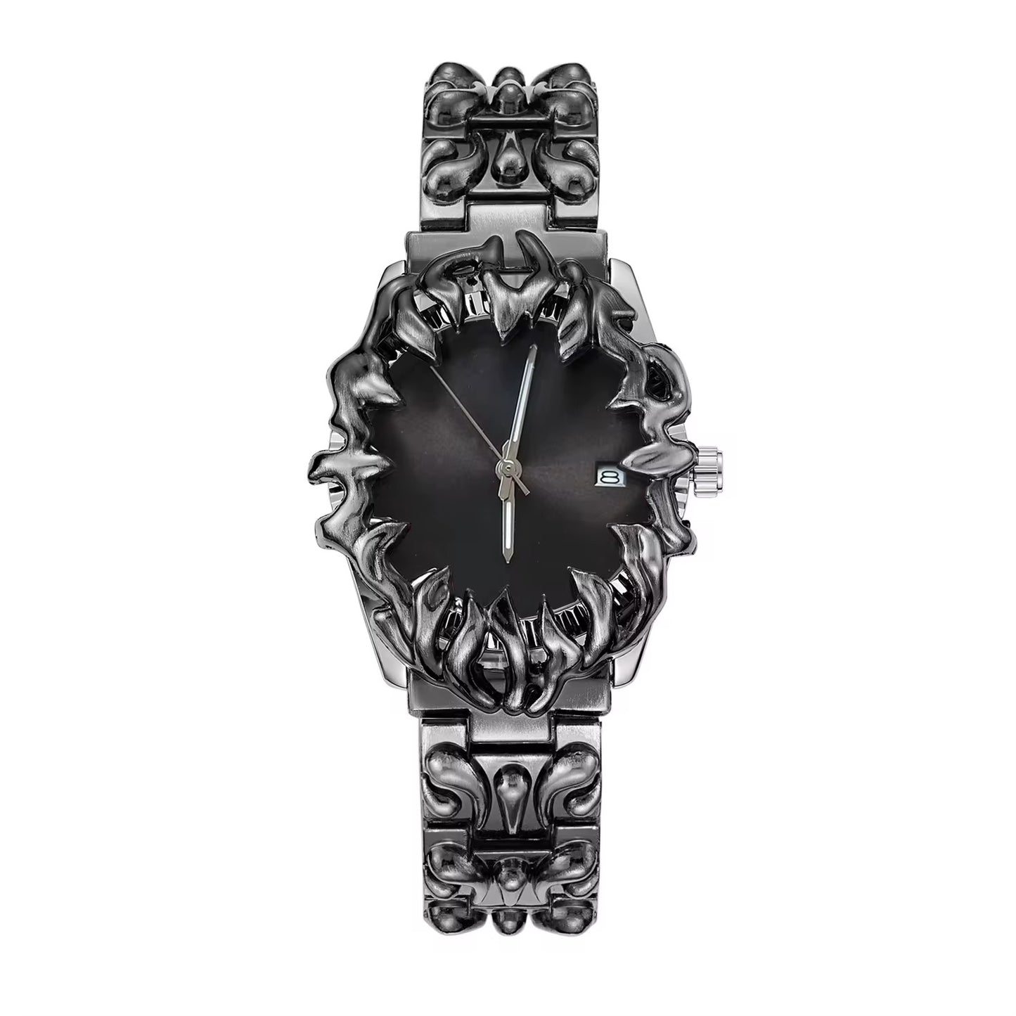 Spiked Stainless Steel Watch
