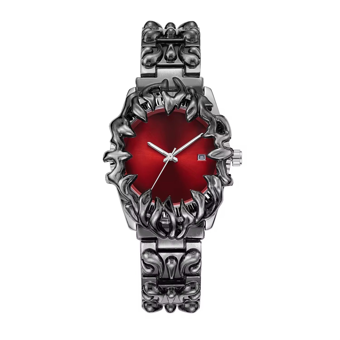 Spiked Stainless Steel Watch