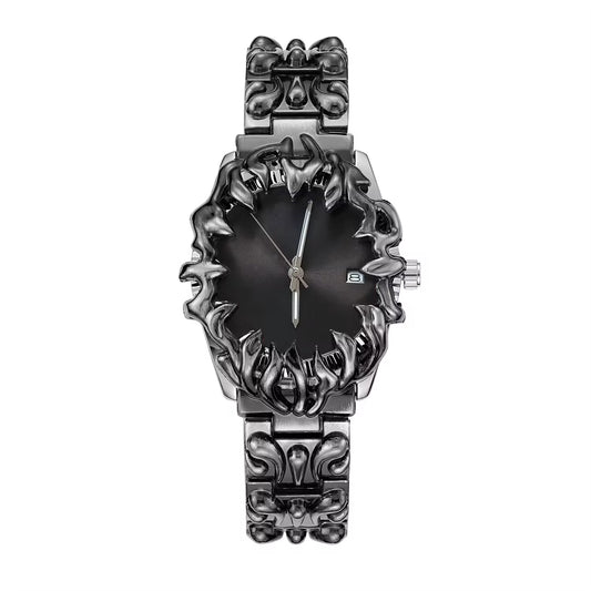 Spiked Stainless Steel Watch